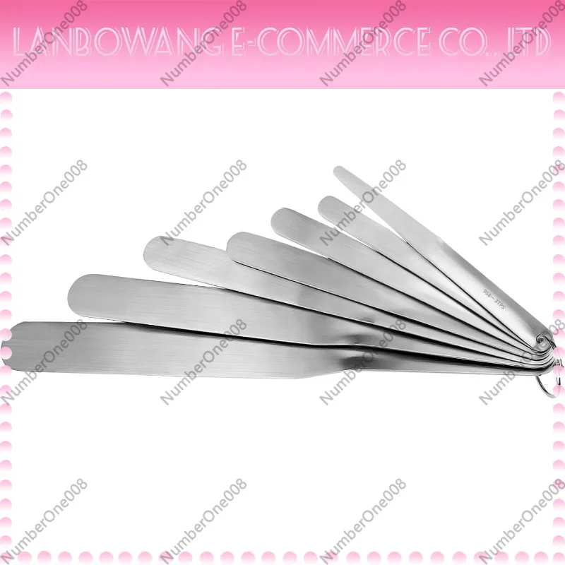 958-G01 Streamlined Caulk Finishing Tool Set 7 Pieces Stainless Steel Grout Scraping Caulking Tools Kit