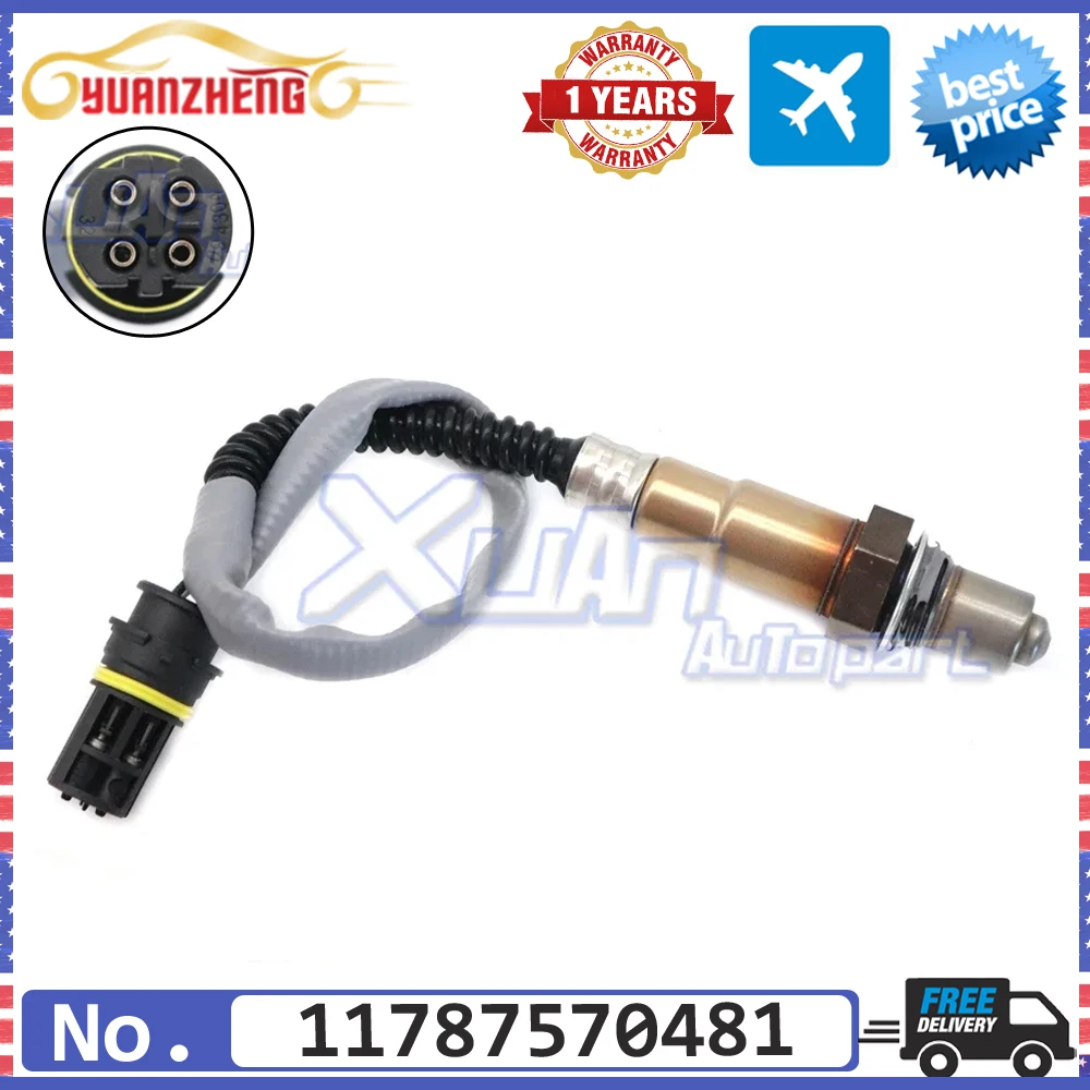 Car Downstream Rear 11787570481 Air Fuel Ratio Lambda O2 Oxygen Sensor for BMW E81 E82 E84 E88 E90 E91 E93 E92 120i 320i X1