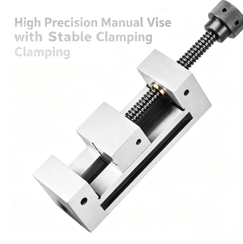 CNC QGG high-precision flat-nose vise grinder batch vise stainless steel clamp manual industrial-grade right-angle vise