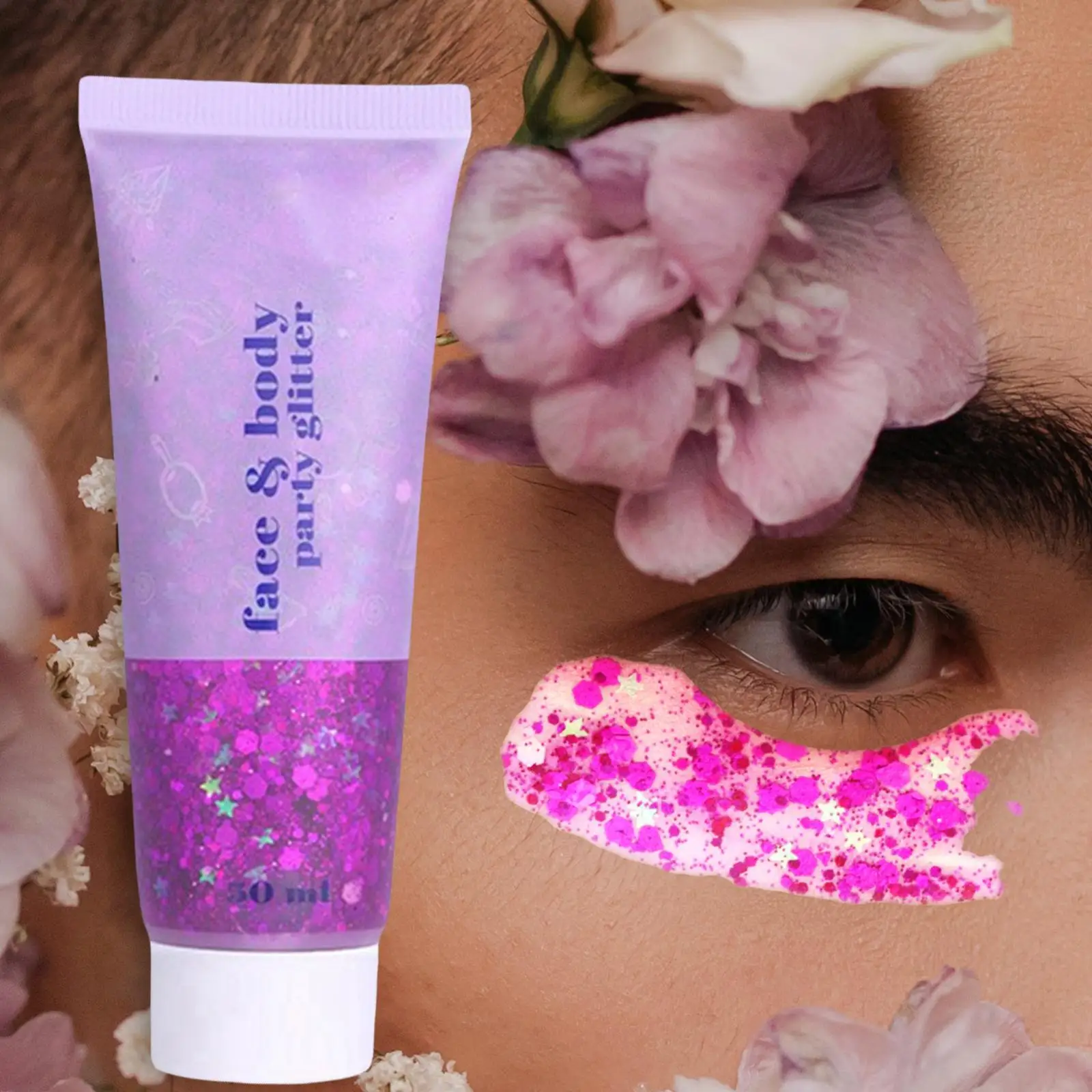 高色素ネオングリッターアイシャドウパレットカラフルなメイクアップセットハロウィン誕生日コスプレギフト用