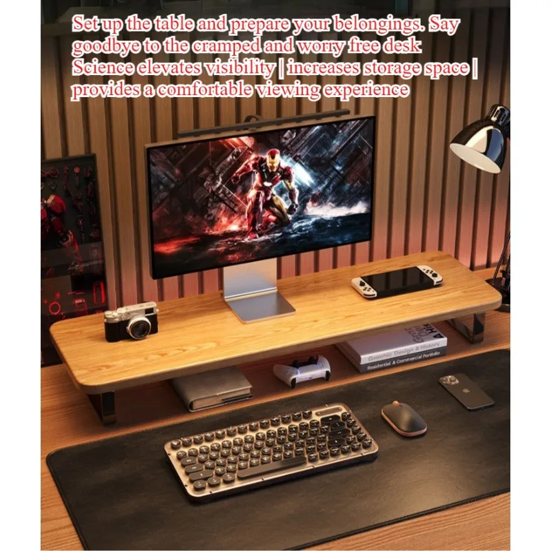 Gaming room desktop computer monitor heightening rack, desktop storage rack, bracket lengthened notebook bracket