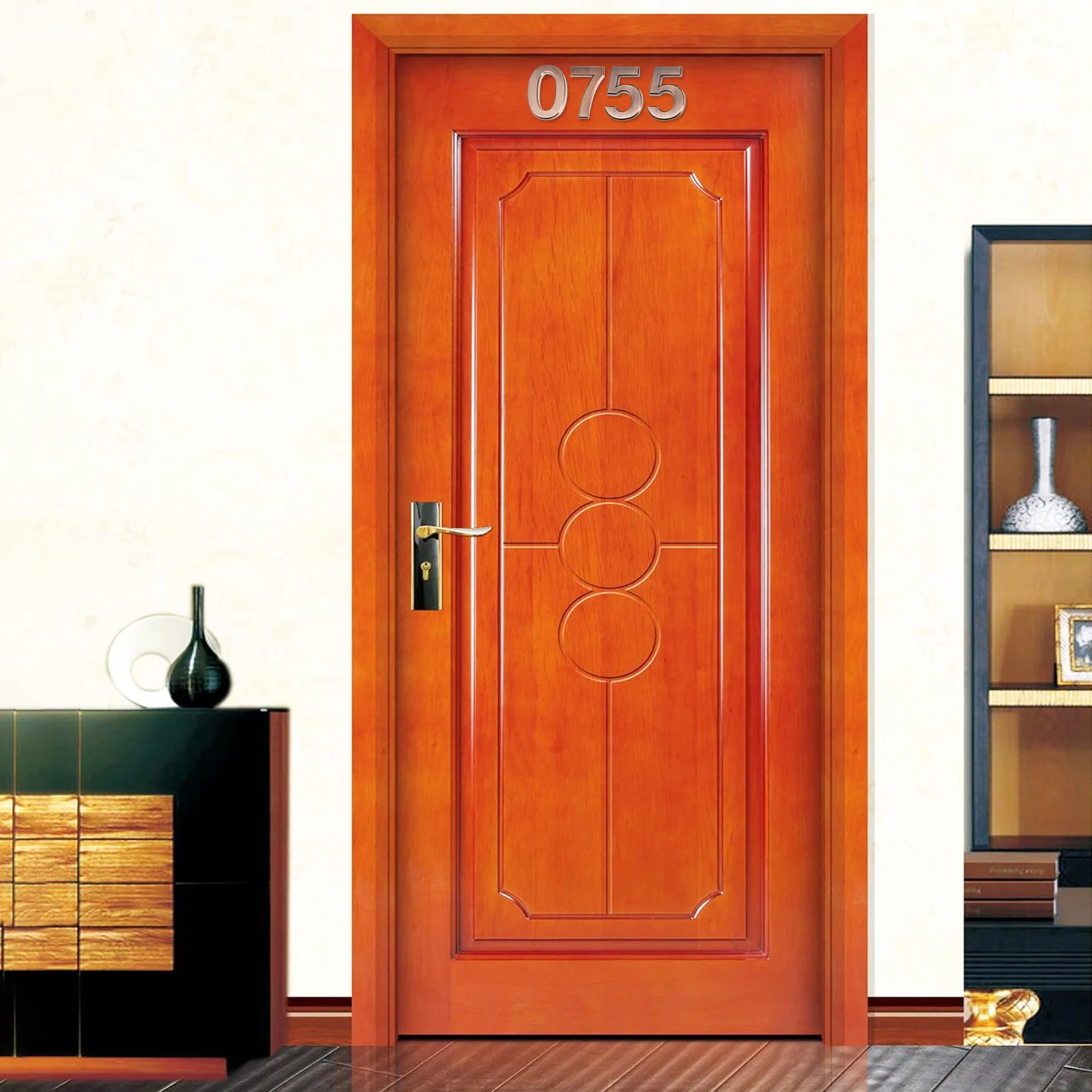 

10Pcs 0-9 Number Decal Waterproof ABS Resin Self-Adhesive Mailbox Door for Hotel Office Apartment