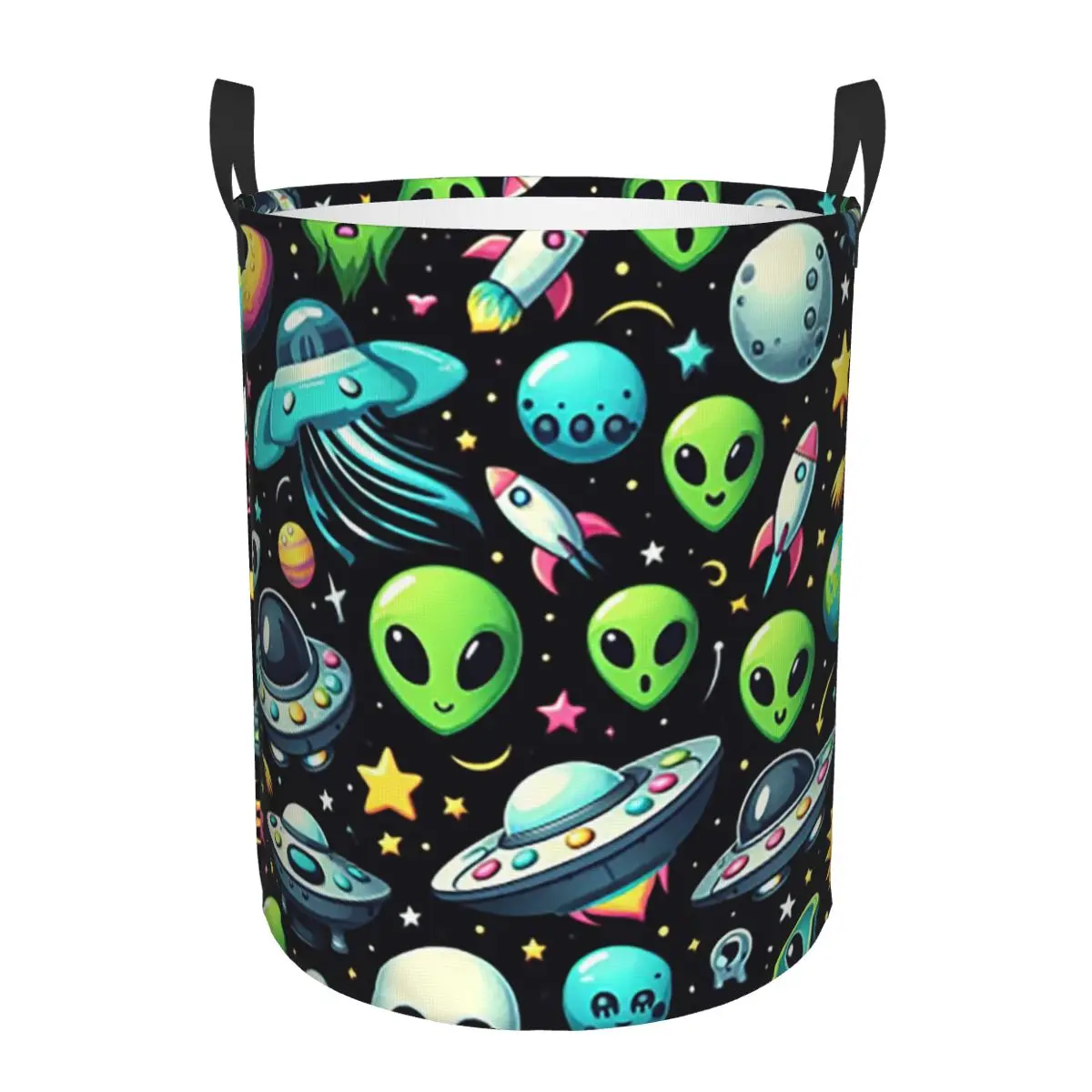 

Складные корзины для белья с рисунком «Чужой и НЛО», корзина для хранения грязной одежды, игрушек, большая водонепроницаемая корзина для дома и детей