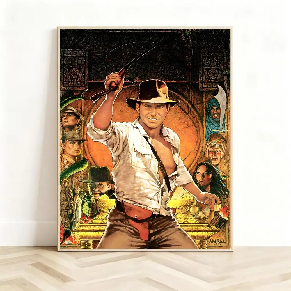 Fictional Character J-Jones Poster Classic Self-Adhesive PP Wall Sticker for Living Room Bar Decor Gift