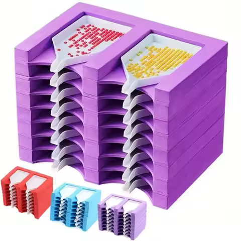 16 Slots EVA Diamond Painting Storage Box Foam Organizer Diamond Painting Tray Tool DIY Craft Kit Drill Plate Accessories