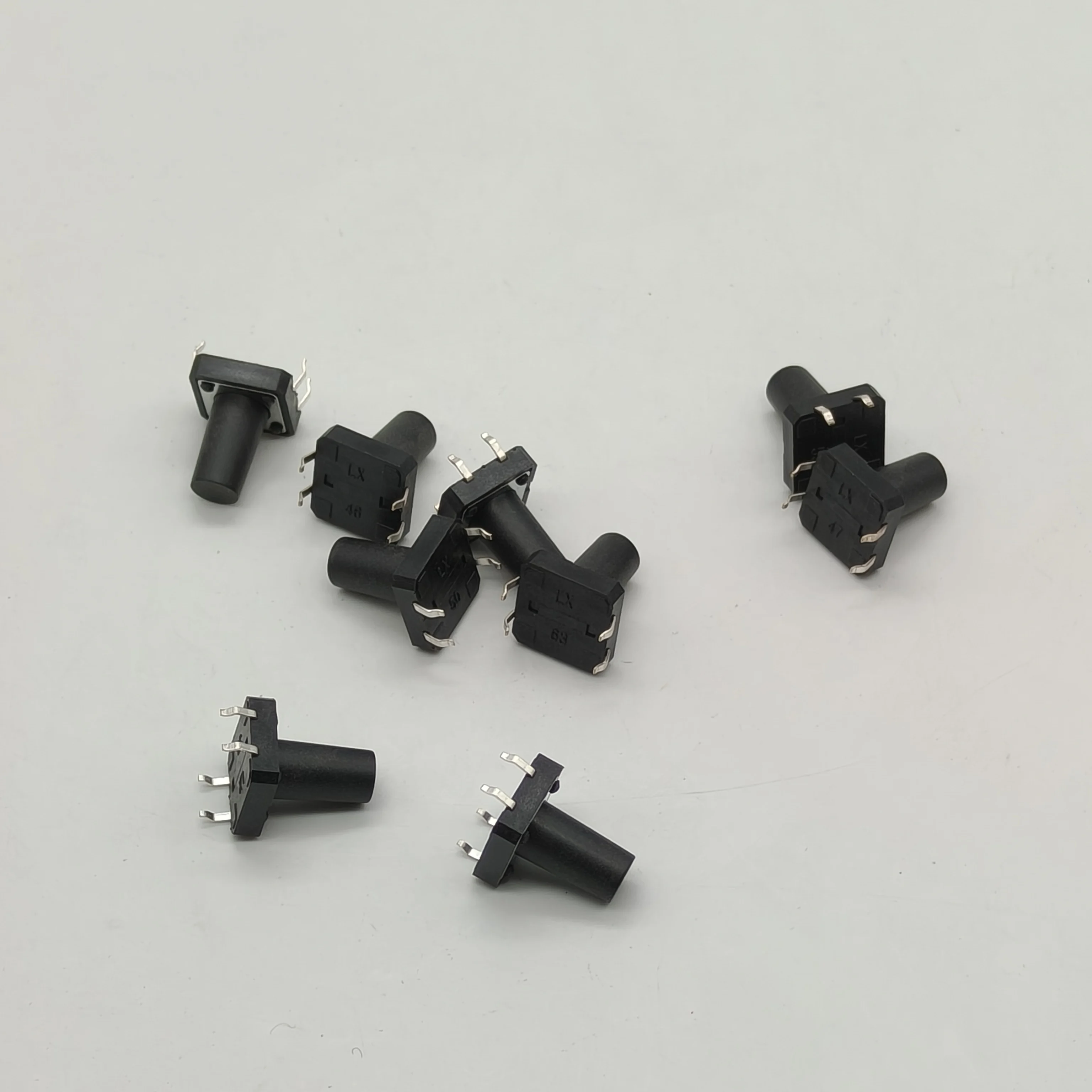 (50) 6x6mm 12x12mm 4 Pins /2 Pins Height 4.3/5/6/7/10/12/15mm PCB Momentary Tactile Tact Push Button Switch