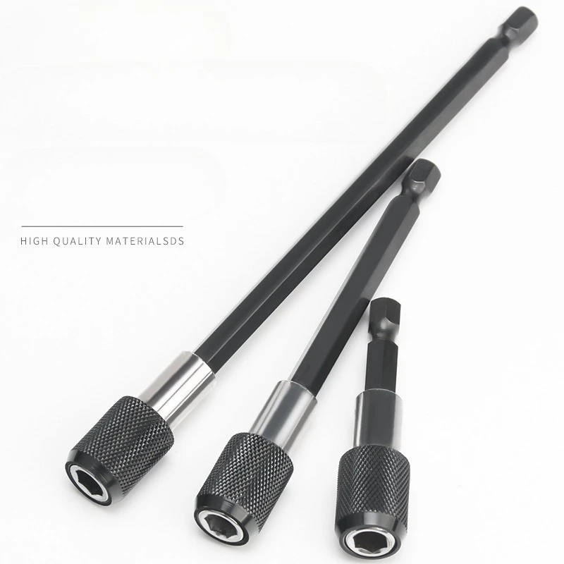 Hexagonal Quick Release Self locking Extension Rod 3PC Electric Drill Driver Transfer Rod Screwdriver Extension Rod for Workshop