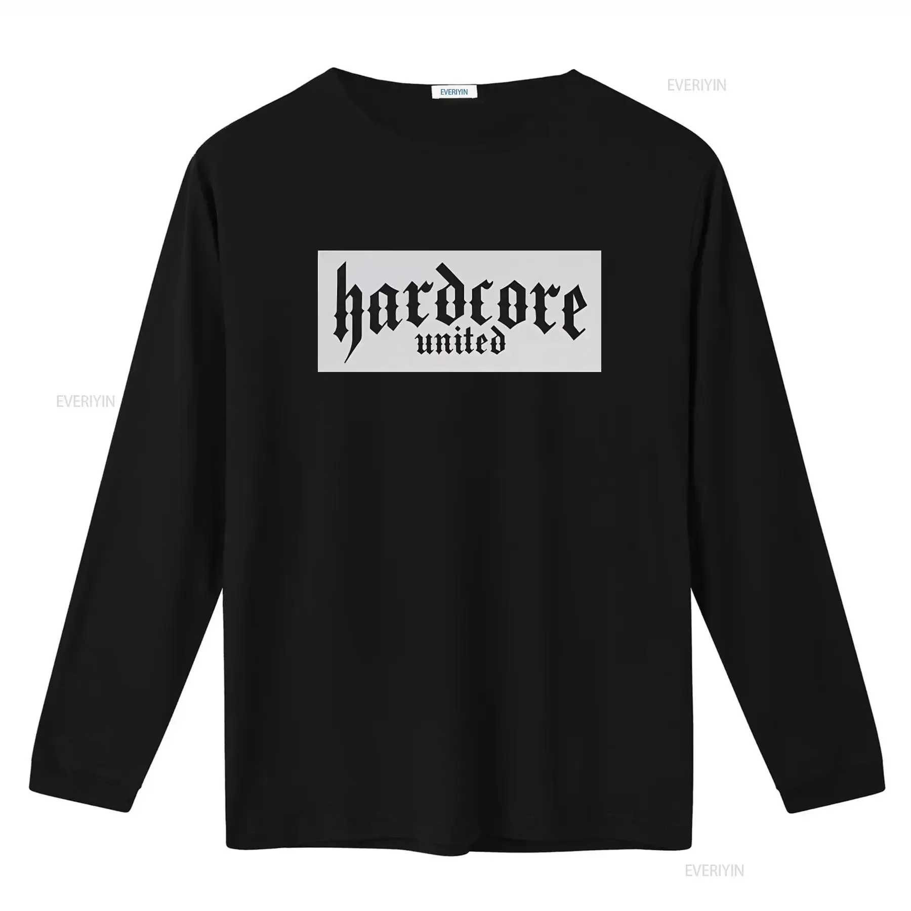 HARDCORE UNITED T Shirt Core Reflect Black 300003 Sale UPE 27 99 vintage Washed streetwear Stretched Comfortable Breathable