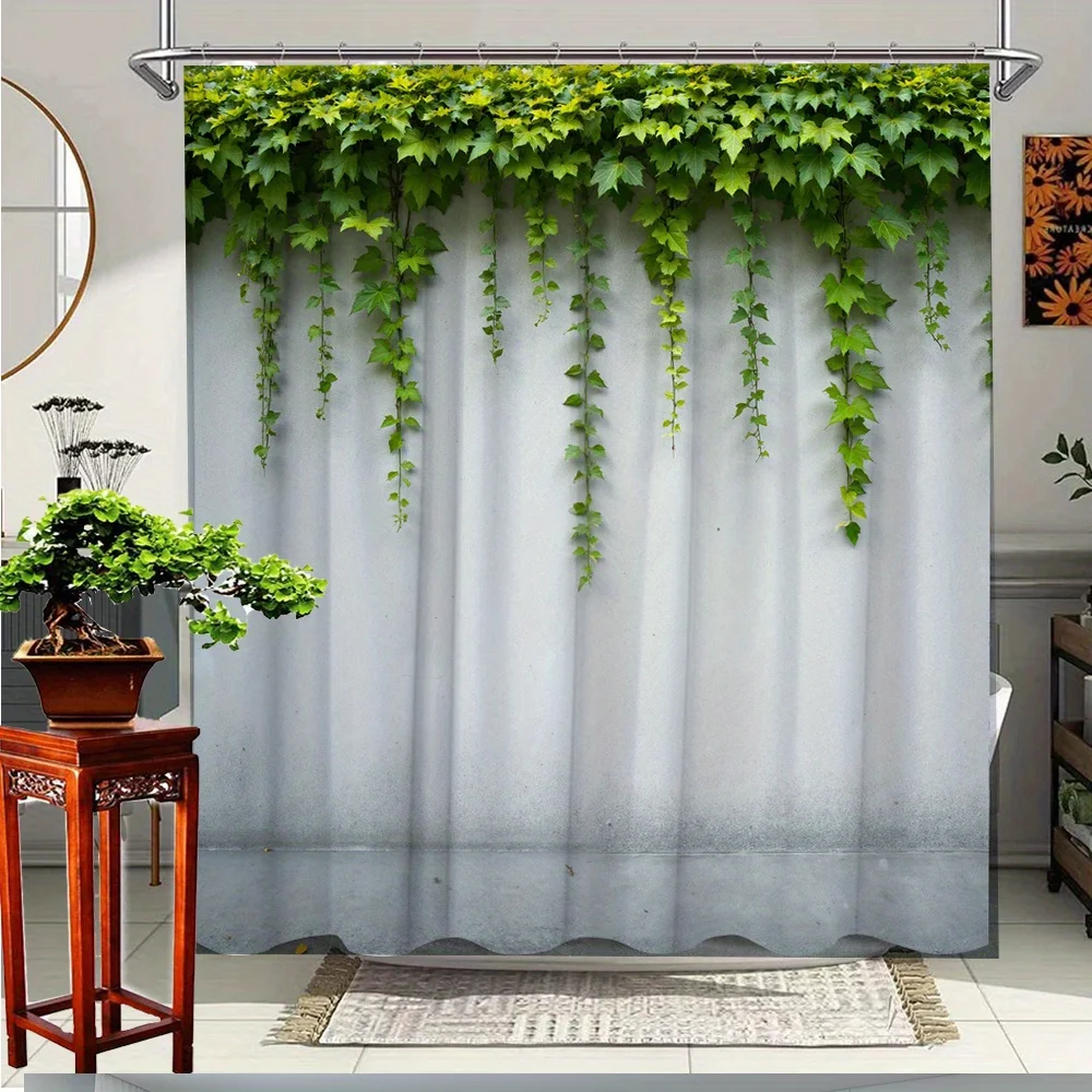 

1 шт., креативный набор занавесок для душа с растениями, добавьте весело и жизненную силу, принести расслабленную украшение для ванны, занавеску для душа 180x200 см