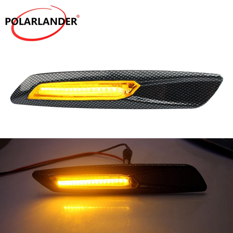 12V 3W LED Side Marker Light Yellow 18 Beads High Temperature Resistance For 5 Series E39 E60 E61 F10