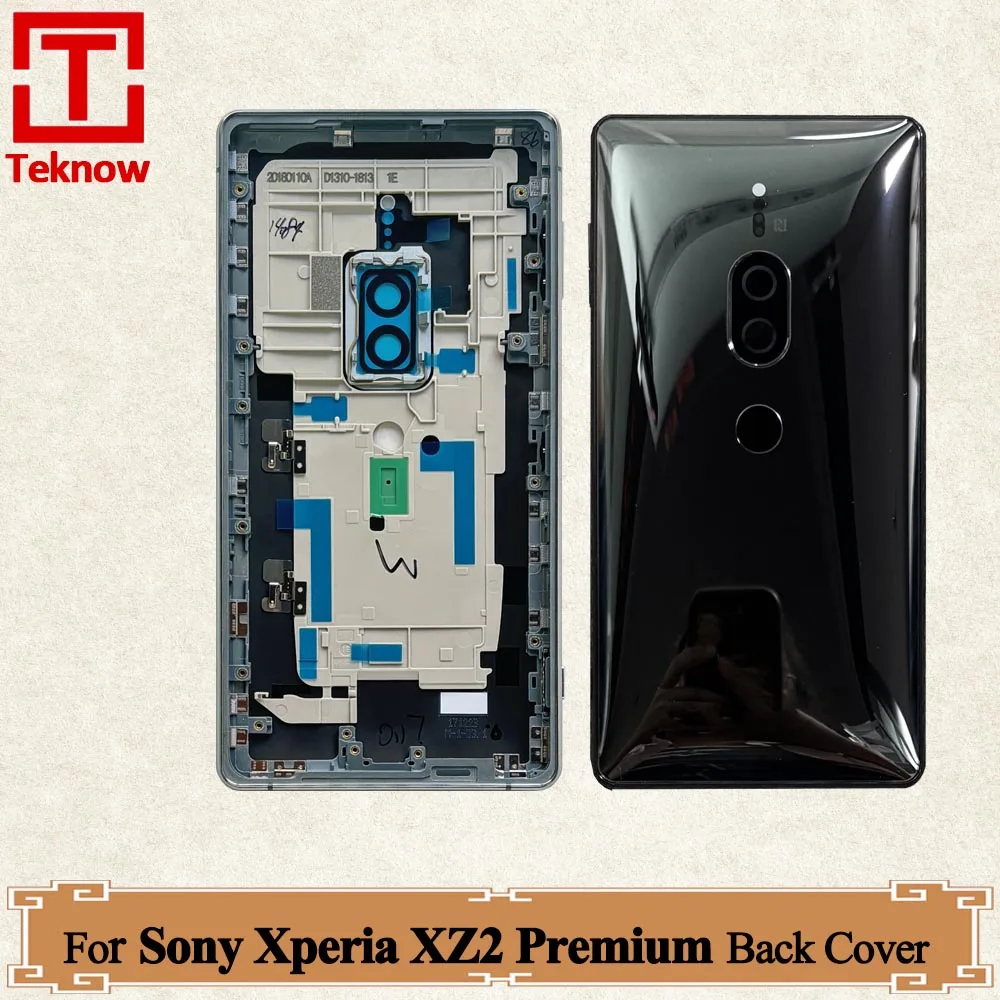 aaa-品質ソニーの-xperia-xz2-プレミアムバッテリーカバー-h8166-h8116-sov38-ハウジングケースソニーの-xperia-xz2p-バックカバー交換