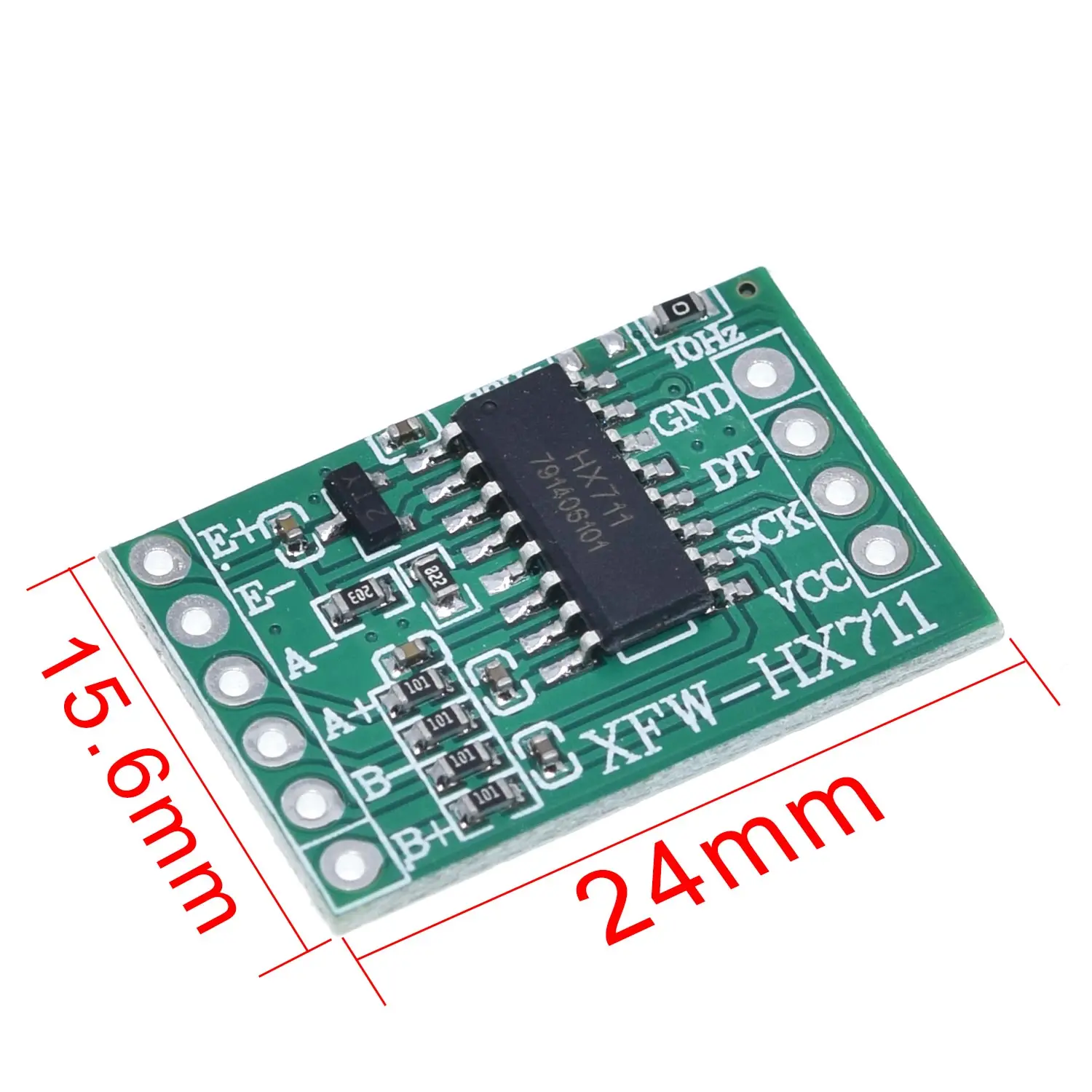 TZT 1/5PCS For Arduino Dual Channel HX711 Weighing Pressure Sensor 24-bit Precision A/D Module DIY Electronic Scale