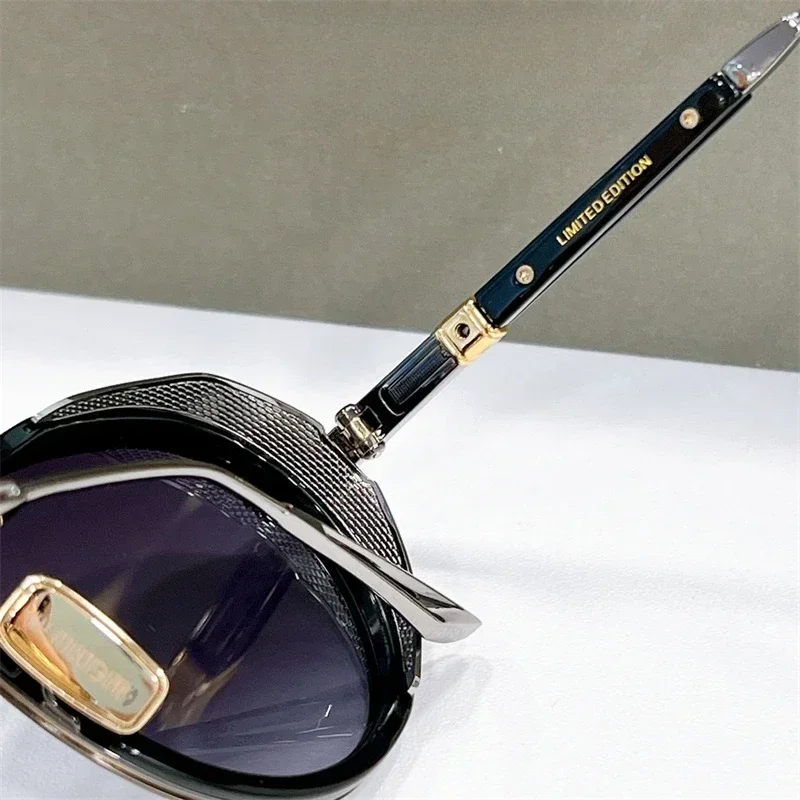Outdoor Sunglasses Ladies with Replaceable Leg Model EPILUXURY F Round Alloy Mac One Sunglasses Men Oculos De Sol Masculino image 5