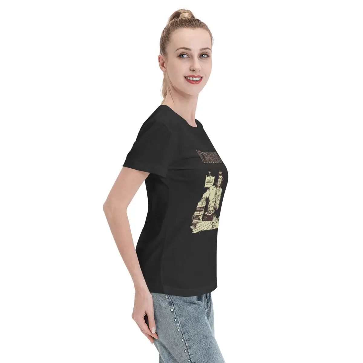 New Arrival Conan The Librarian Women's T-shirt Boho Everyday Tee view 6