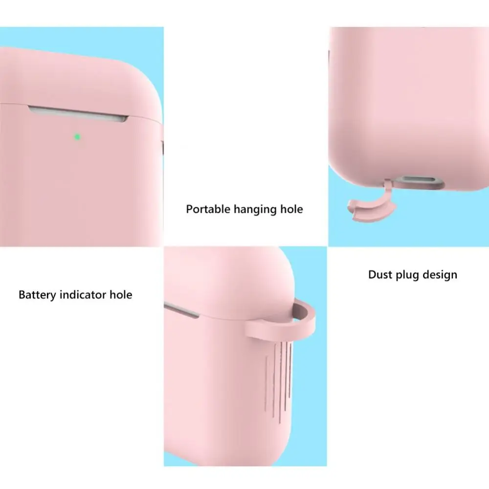 เคสซิลิโคนป้องกันสำหรับ1 2หูฟังบลูทูธไร้สาย