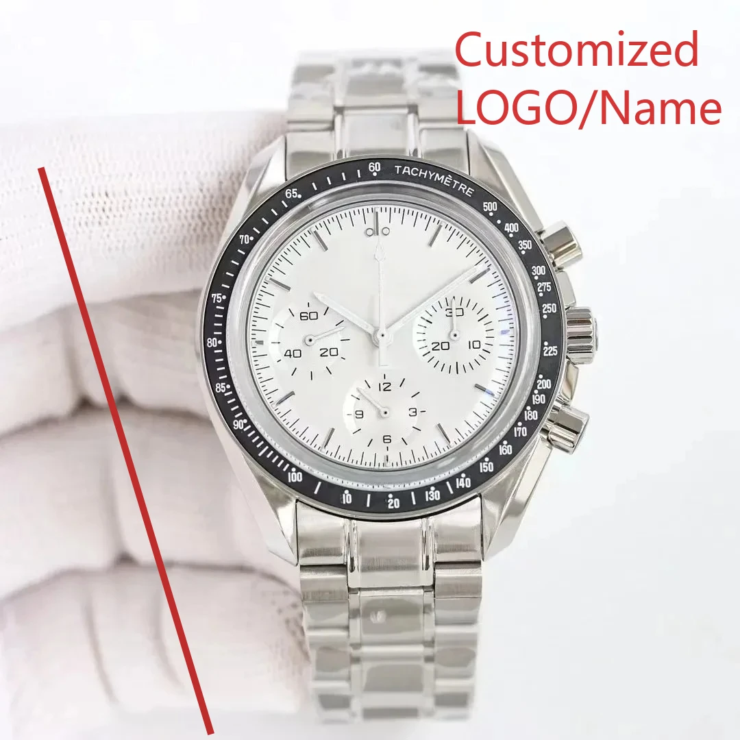 

Мужские часы A11 с индивидуальным дизайном, хронограф, механизм, нержавеющая сталь, сапфировое стекло, водонепроницаемые