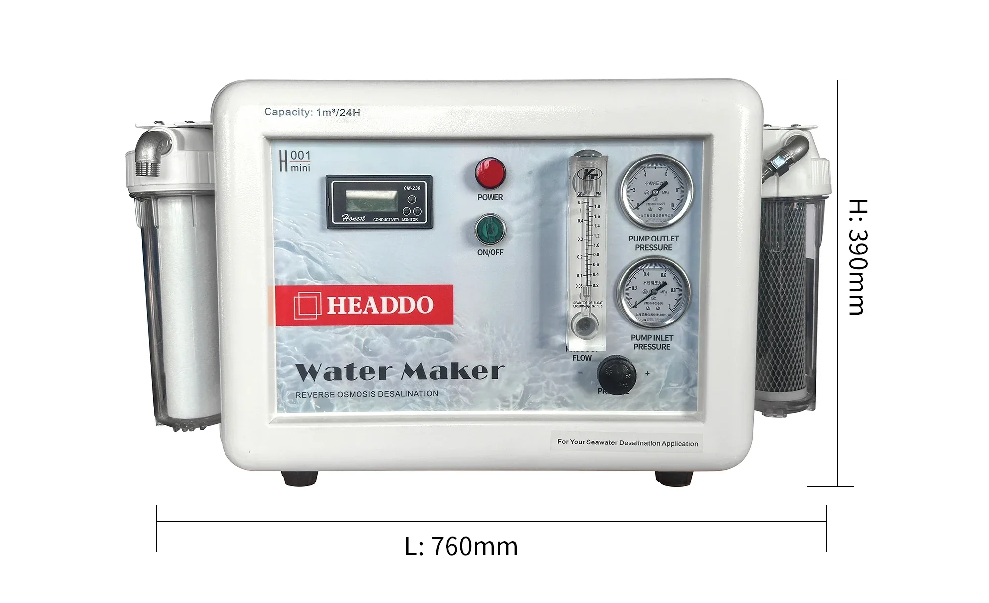 Reverse Osmosis Sea Water Desalination Machine Portable Marine Water Makers