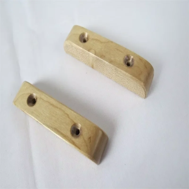 2ชิ้นไม้เมเปิ้ลส่วนที่เหลือนิ้วหัวแม่มือสำหรับเบสกีต้าร์thumbrest #2178