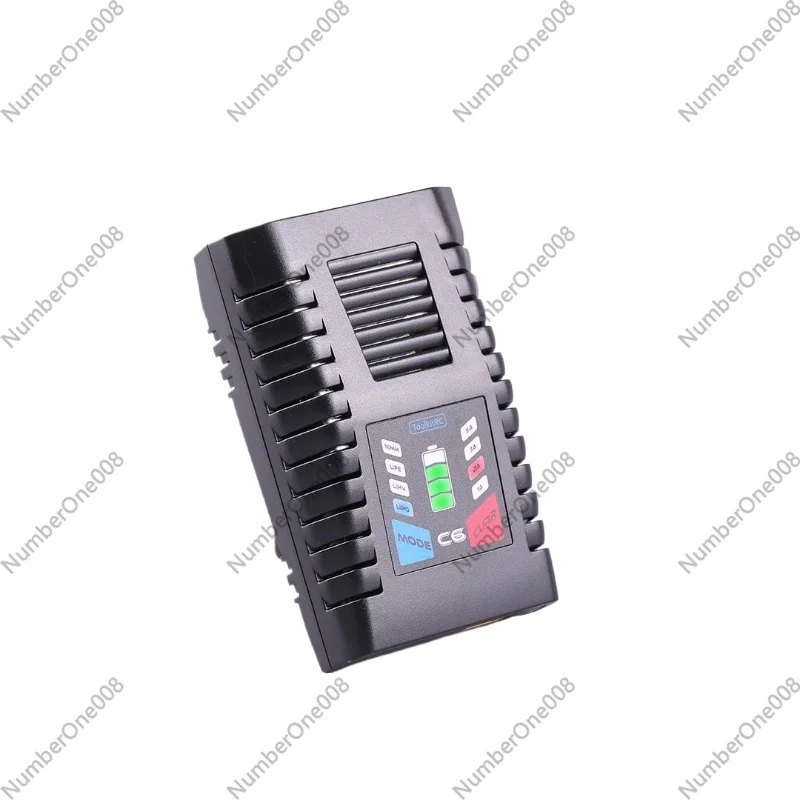 

For ToolkitRC C6 50W Model Aircraft Lithium Battery Charger Support 6s Voltage LiPo Built-in Power New Product