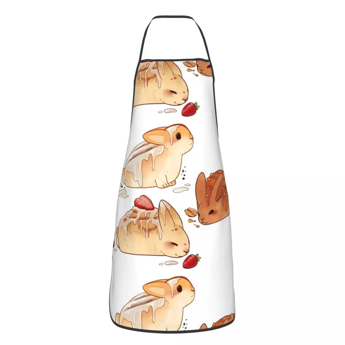 Cinnabunnies- Cinnamon Roll Bunnies Aprons Chef Cooking Baking Tablier Sleeveless Bib Kitchen Cleaning Pinafore for Women Men