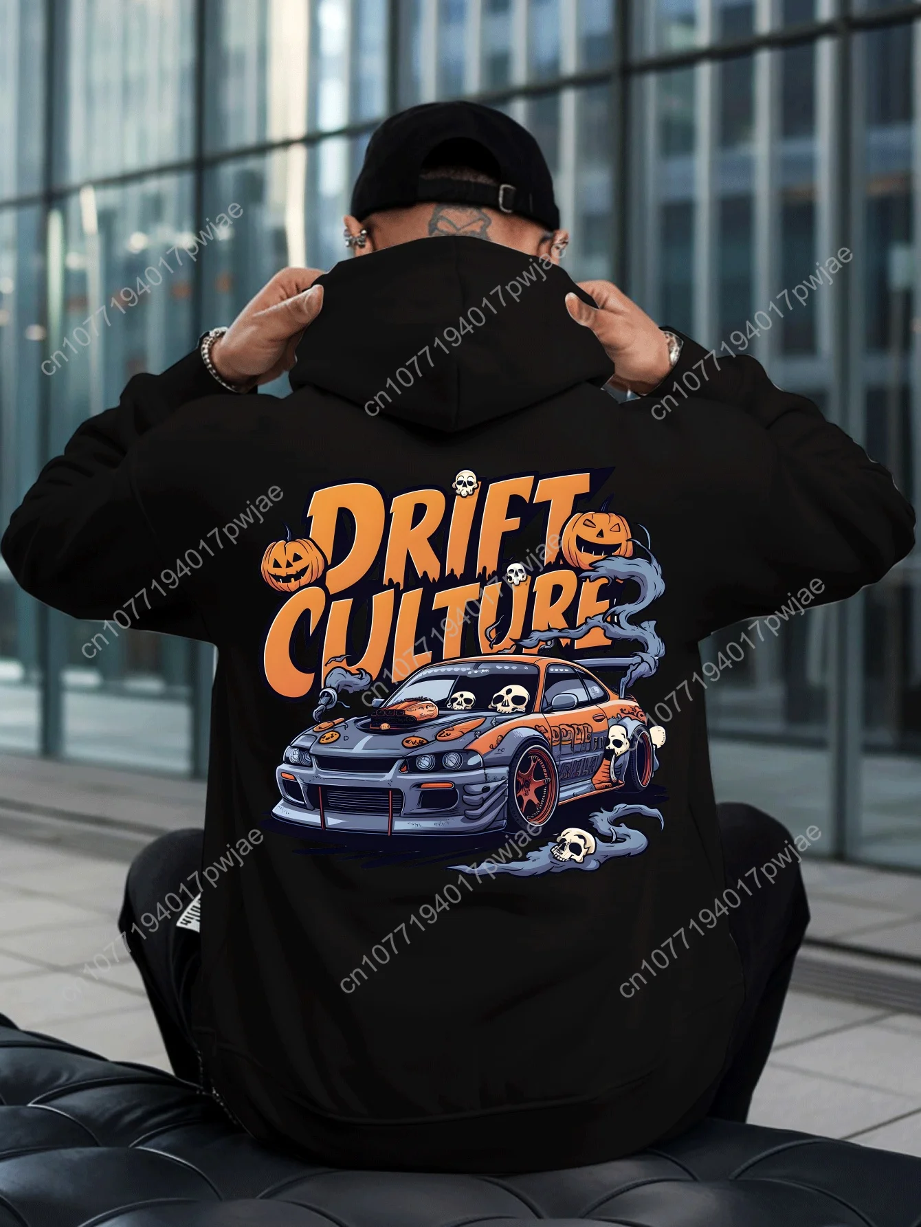 Мужская толстовка DRIFT CULTURE — красная толстовка с графическим принтом на спине для дрифта, мягкий теплый пуловер с капюшоном для уличной одежды, Automotiv