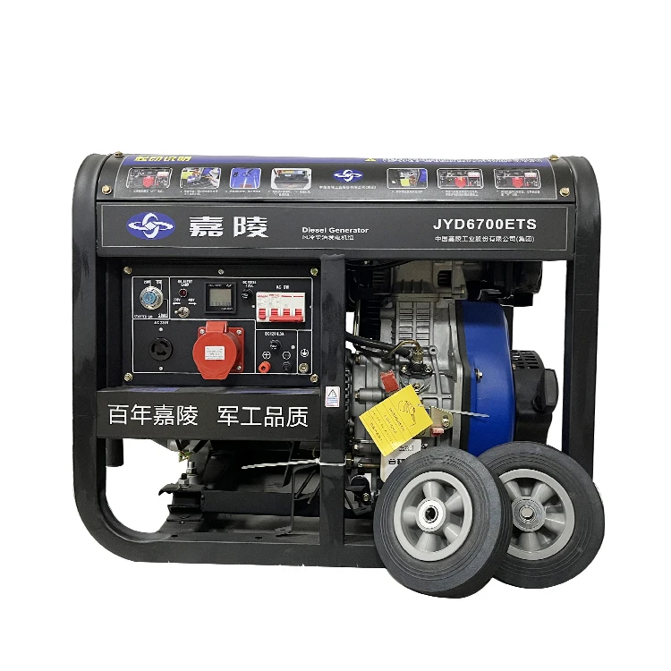 Mesin Diesel Pabrik JIALING 10HP Generator Las Diesel Listrik Portabel Mesin Diesel Las 5KVA 6KVA