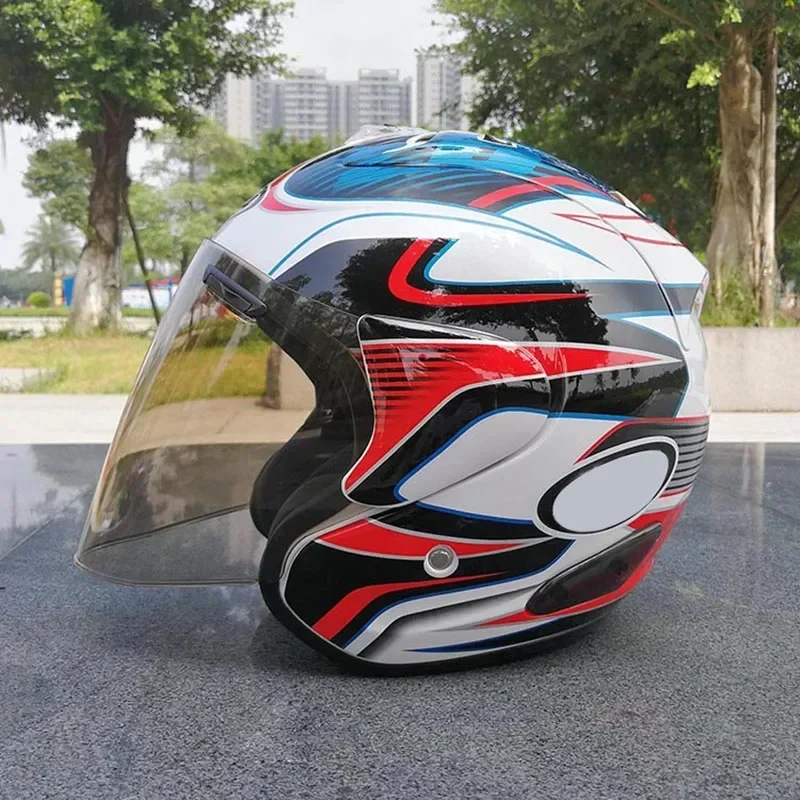 Ram3 Pedder Blue Halbhelm Motorrad Off-Road Sommerhelm Downhill Racing Mountain Cross Casco Capacete Männer und Frauen