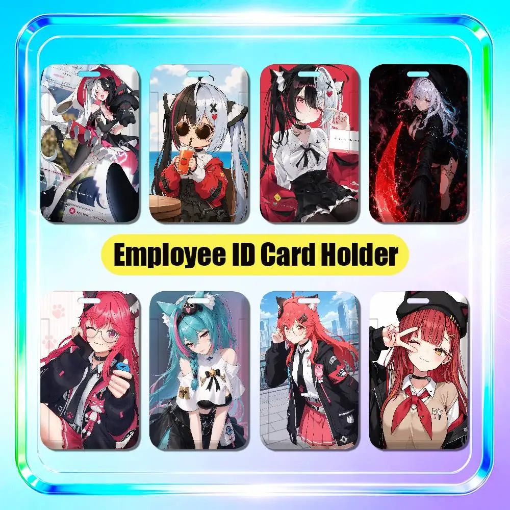 For Neverness To Everness NTE Nanally Mint Employee ID Card Holder Office Badge Student Work Bank Credit Holders Hard Case Shell
