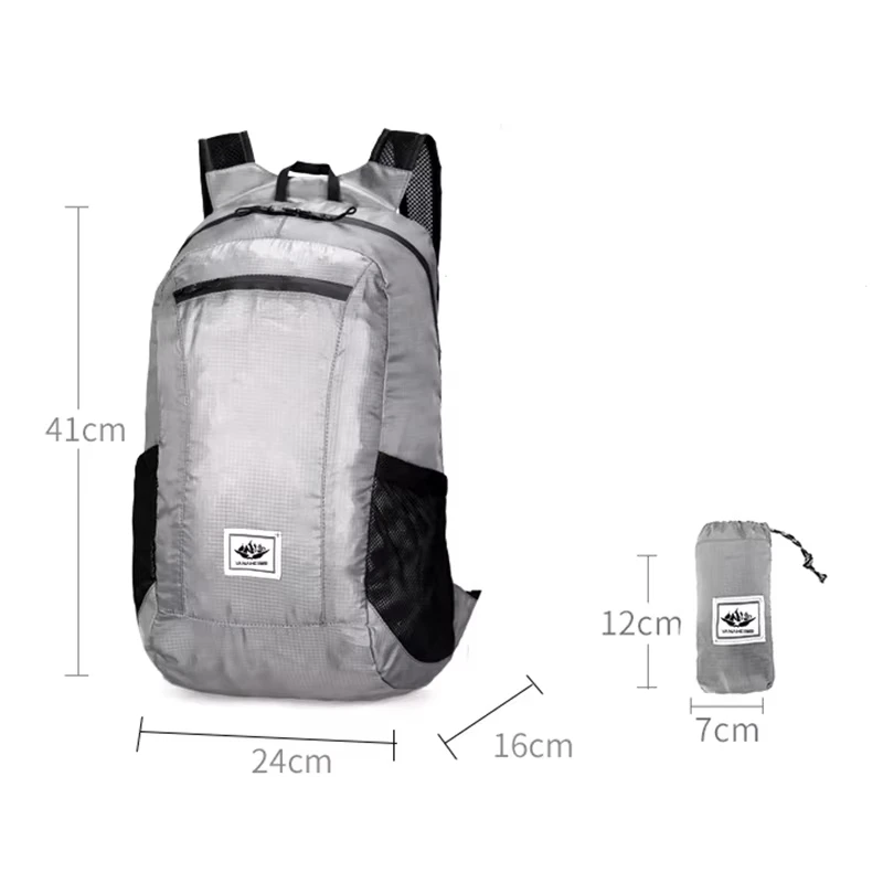 AliExpress NONE 20L Portable Foldable Backpack Folding Mountaineering Bag Ultralight Outdoor Climbing Cycling Travel Knapsack Hiking Daypack