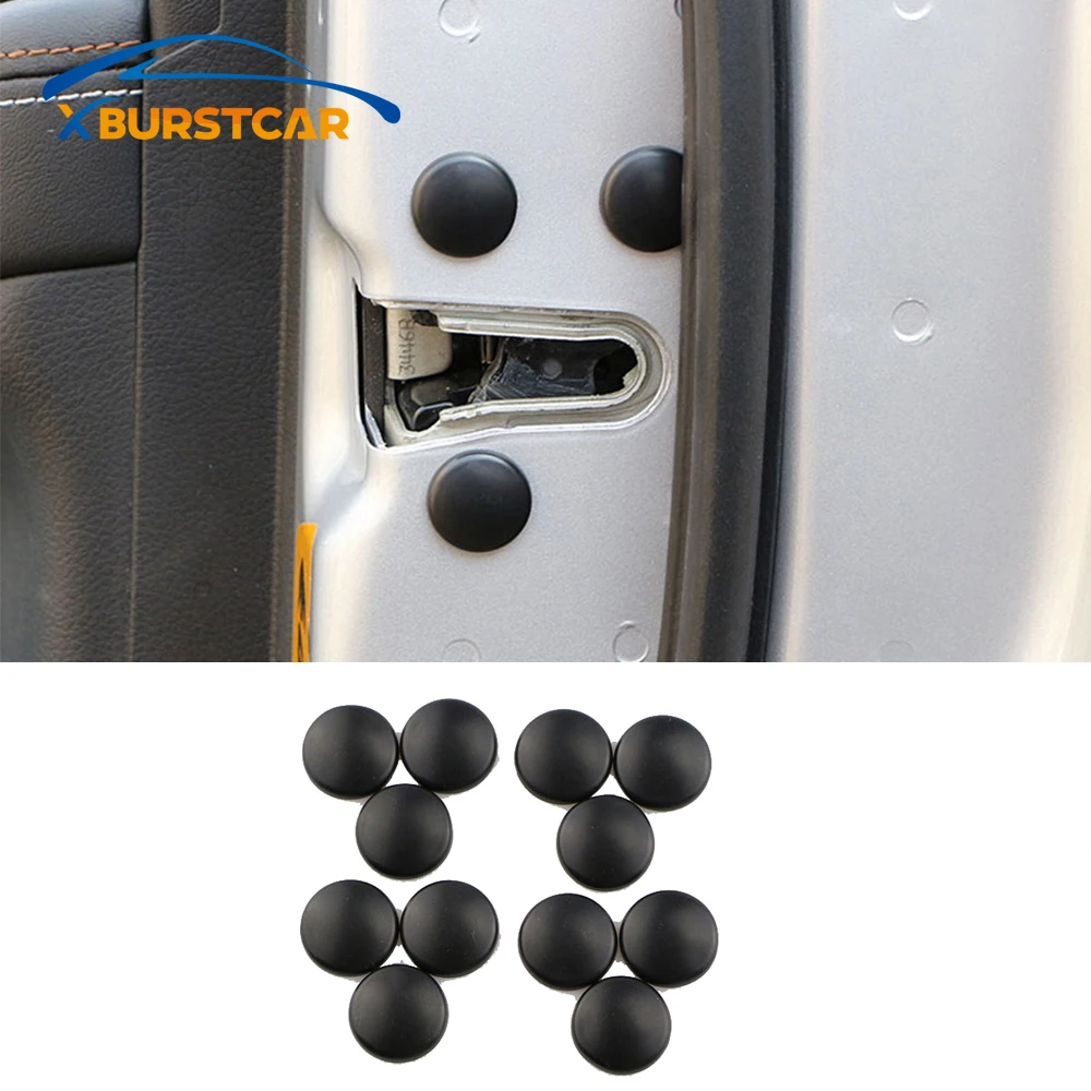 Xburstcar Car Door Lock Screw Protector Cover for Renault Koleos Captur Megane Kadjar Logan Duster for Samsung Qm5 Qm6 Qm3