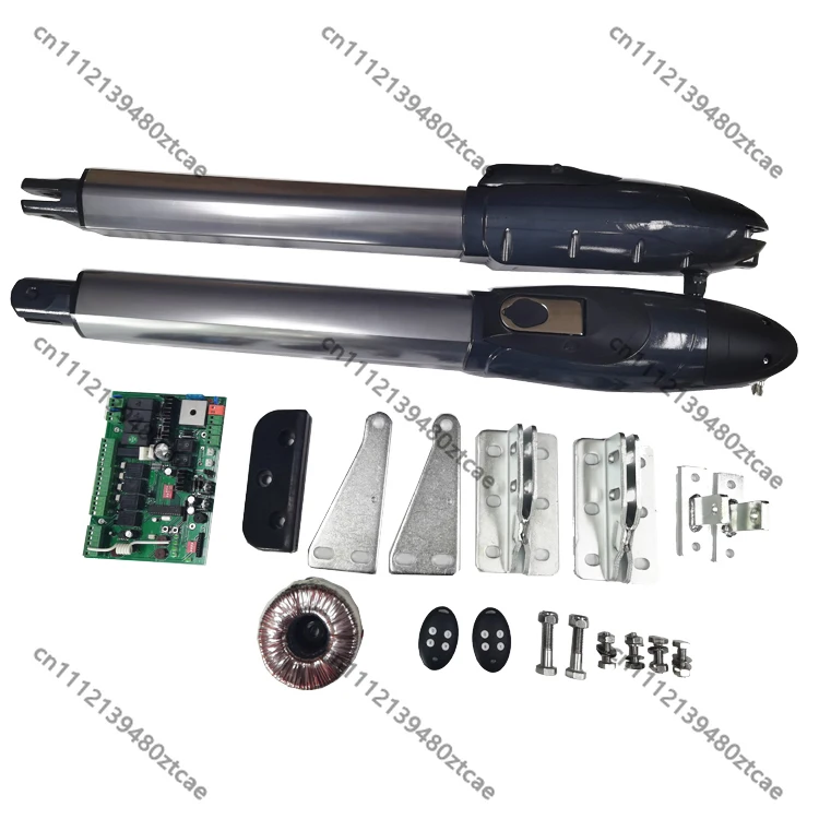 500kg Per Leaf Double Arms Automatic Swing Gate Opener, DC24V Remote Control Gate Motor, Solar Power Supported Door Operator
