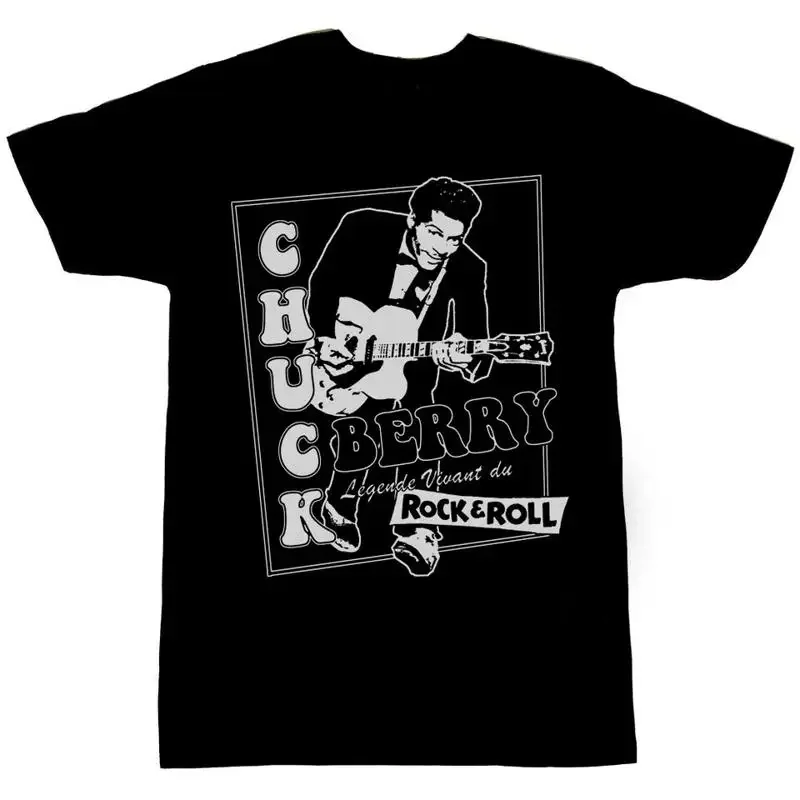 Chuck Berry Music Rock And Roll Black Size S To 4Xl T Shirt Tt033