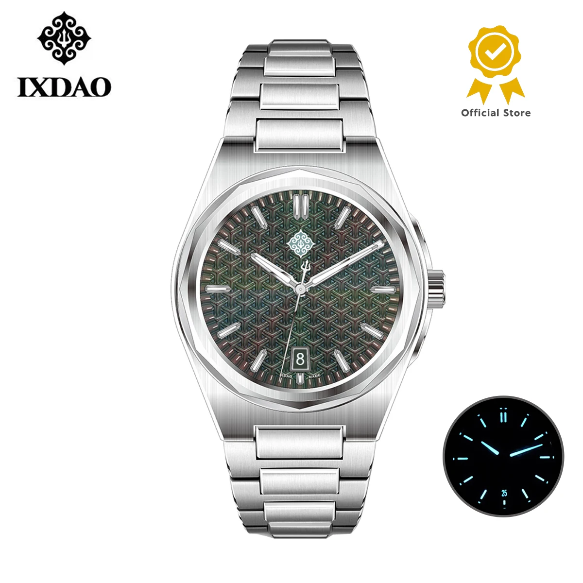 IX&DAO 2026 New Warrior 37mm Men's Automatic Mechanical Watch PT5000 BGW-9 Top Sapphire Stainless Steel Waterproof 10Bar