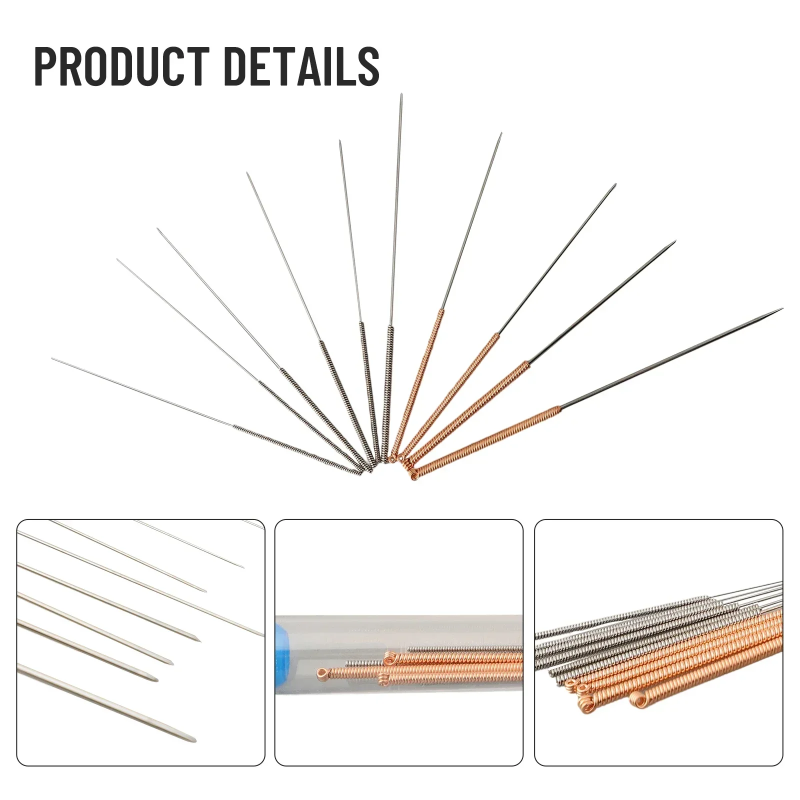 1 Satz Reinigungsnadeln 0,15–1,0 mm Düse, saubere Nadel, hochelastische MK8-Düsen zum Reinigen von Filament, der innere Düsen bleibt