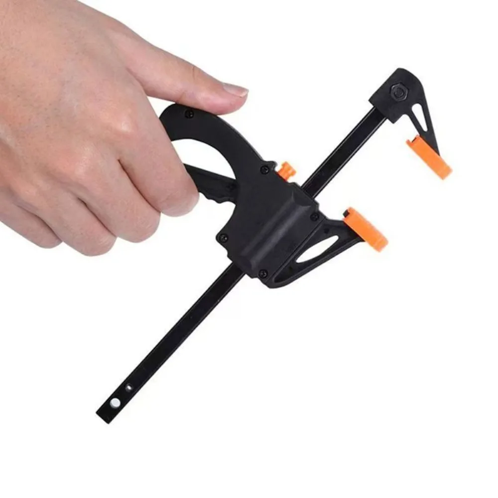 4 Inch Woodworking Work Bar Clamp Clip Kit Quick Ratchet Release Speed Squeeze WoodWorking DIY Carpentry Gadget Hand Tools