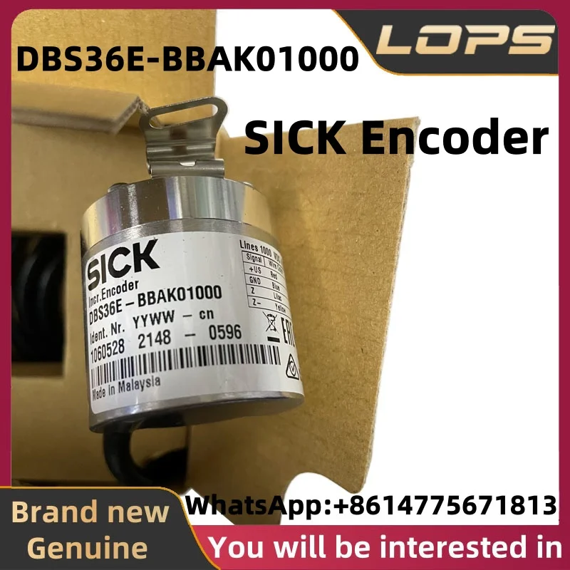 DBS36E-BBAK01000 1060528 Encoder Incremental SICK, Novo e Original, Pronta Entrega, Consulte-nos