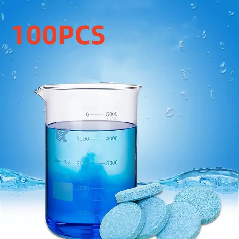 Solid Cleaner Car Windscreen Cleaner Effervescent Tablet Auto Wiper Glass Solid Cleaning Concentrated Tablets Detergent