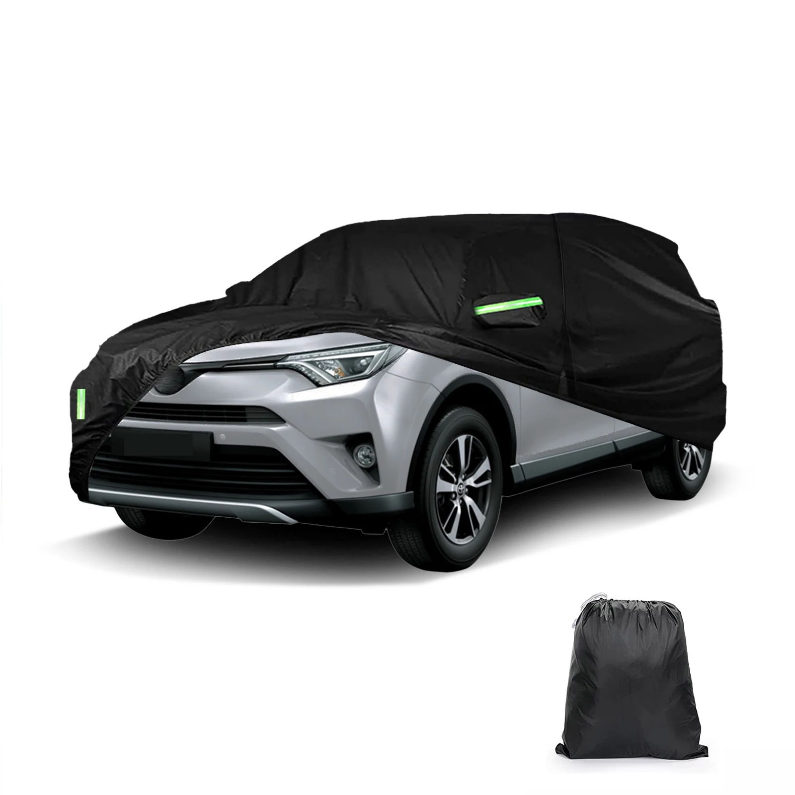 For Toyota RAV4 2020 2021 2024 Polyester Breathable Dust Water Proof Indoor Outdoor Polyester Full Car Cover UV Sun Protection