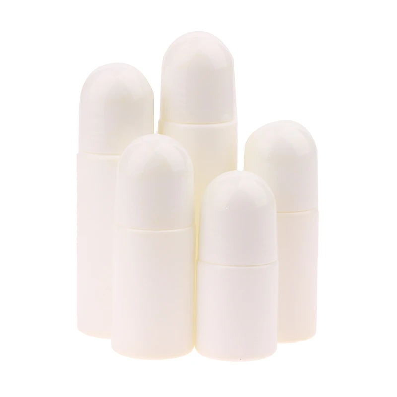 Empty Plastic Roller Bottles For Essential Oils Empty Refillable Roll On Bottles Reusable Leak-Proof DIY Deodorant