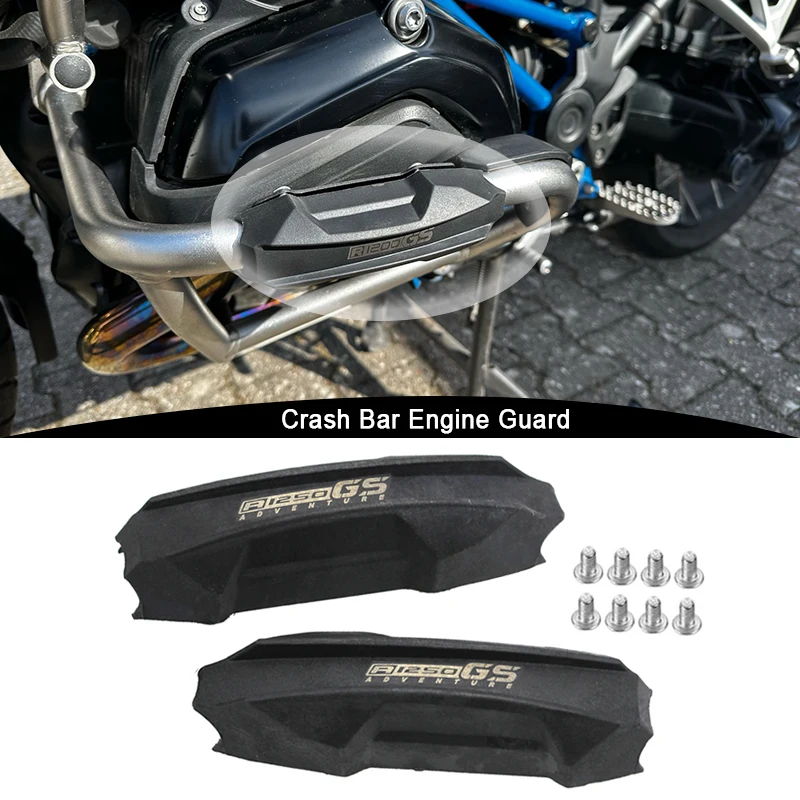 For BMW R1200GS R1250GS LC ADV R 1250GS R 1200GS Adventure 2004-2023 Engine Crash Bar Protector Bumper Guard Decorative Block 