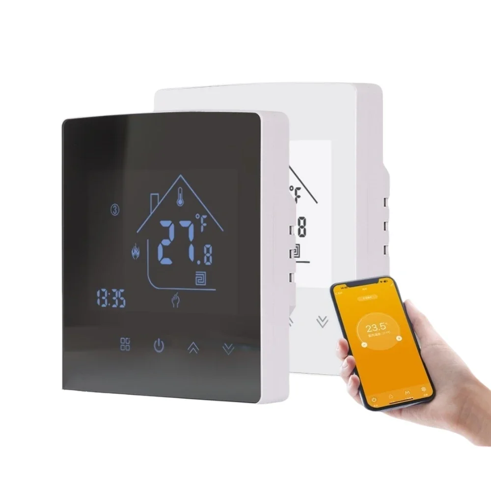 Touchscreen LCD All-in-one Machine WiFi All-in-one Temperature Controller WIFI Air Conditioner+underfloor Heating Thermostat