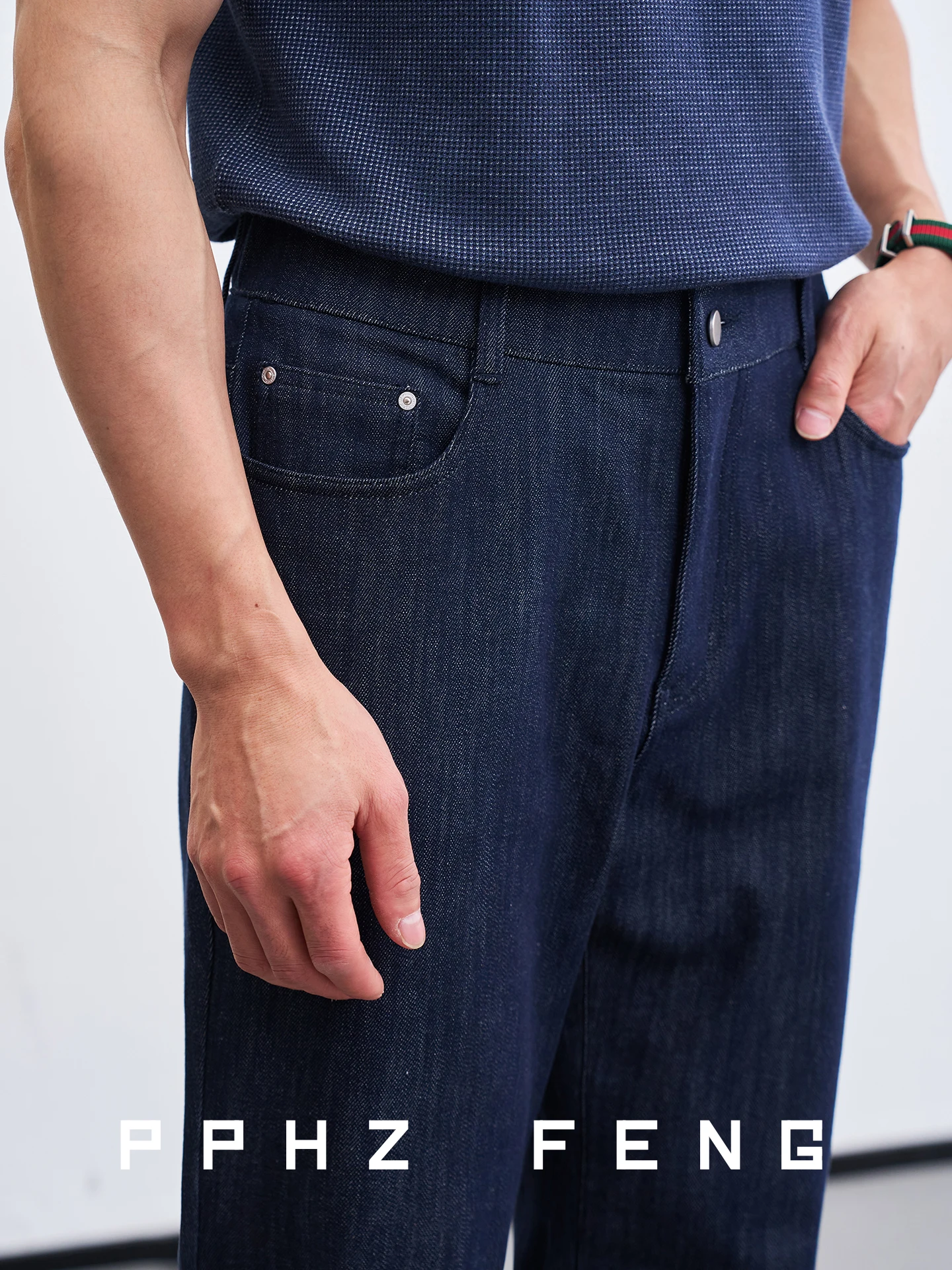 

Мужские джинсы из шелковистого денима прямого кроя, повседневные, из модала и хлопка, с пятью карманами, весна-лето, высокоэластичные, дышащие, износостойкие.