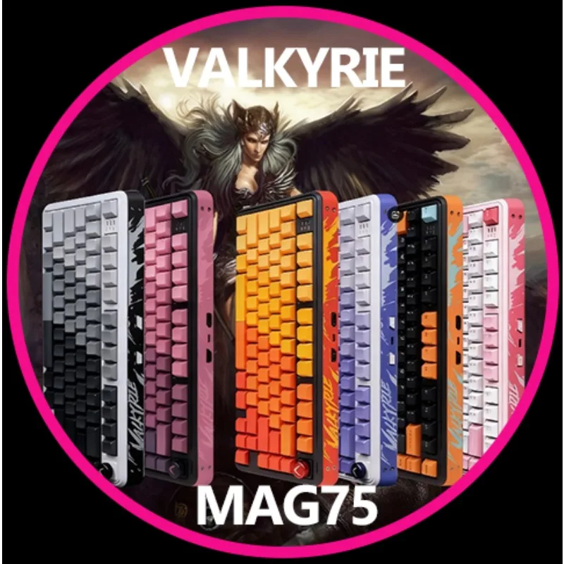 

VALKYRIE MAG75 Magnetic Axis Keyboard Wired Esports Gaming Hot Plug Custom Satellite Axis Custom Chip RGB Mechanical Keyboard