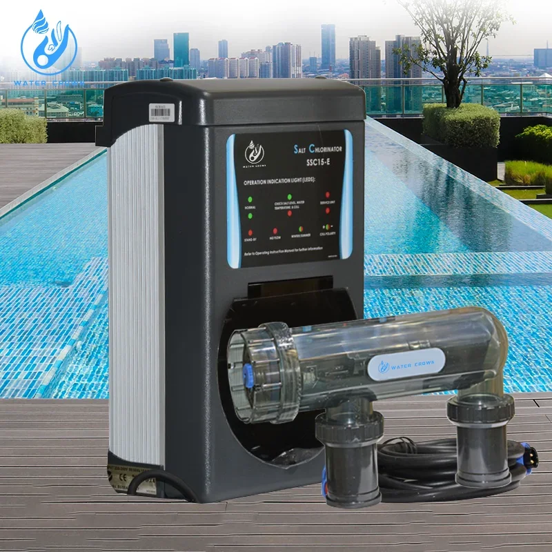 Swimming Pool Salt WaterChlorinator Automatic Sterilizer Pool Accessories Emaux Pool Salt Chlorinator