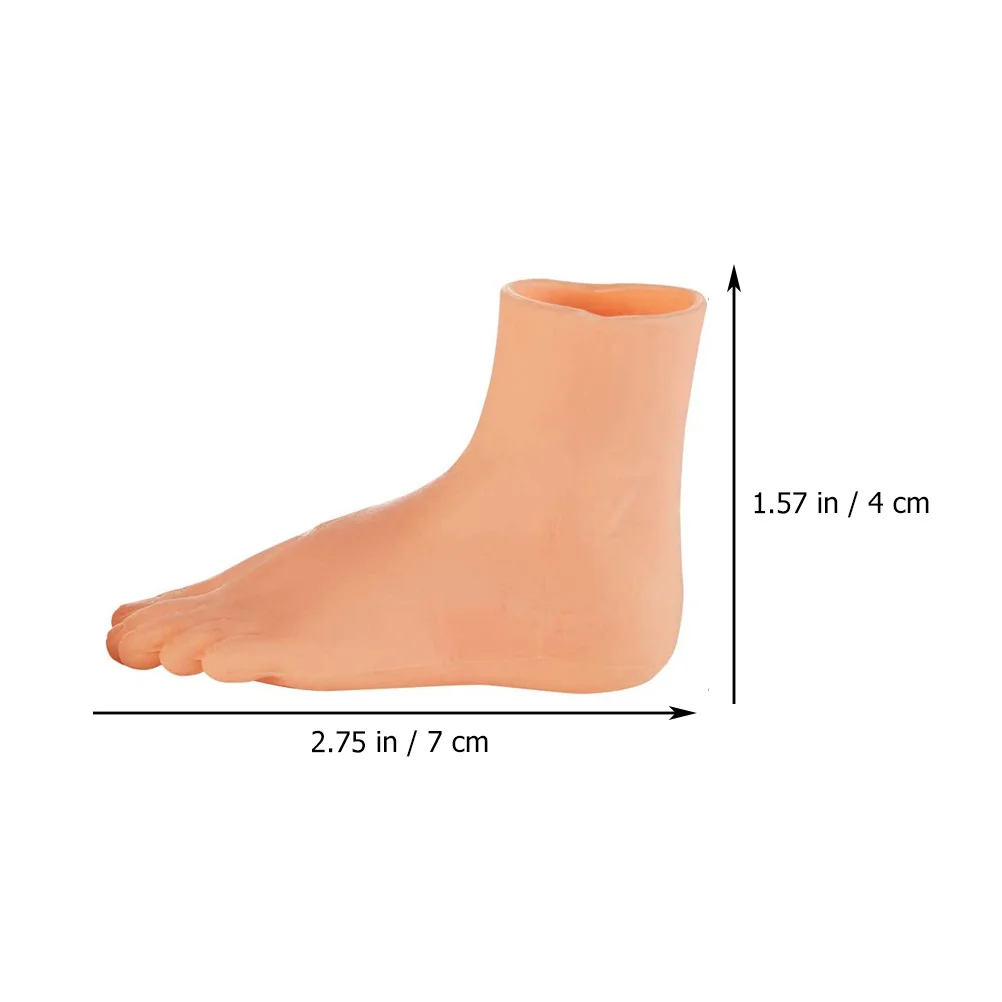 Linker und rechter Fuß Finger Booties Puppen Kreativer Daumen Kleine Hand Vinyl für Baby