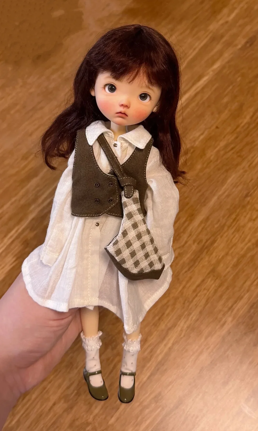 New Big Eyes 1/6 xiaocao BJD sd Big Head Sd DOLL Ball-jointed Girls Adults Diy Action Figure Anime Realistic Toys Free shipping