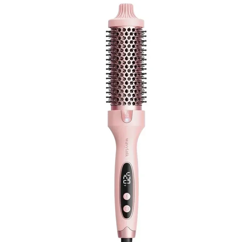 Wavytalk Negative Ion Single Thermal brush 1.5 Inch and Hair Straightening Brush Set