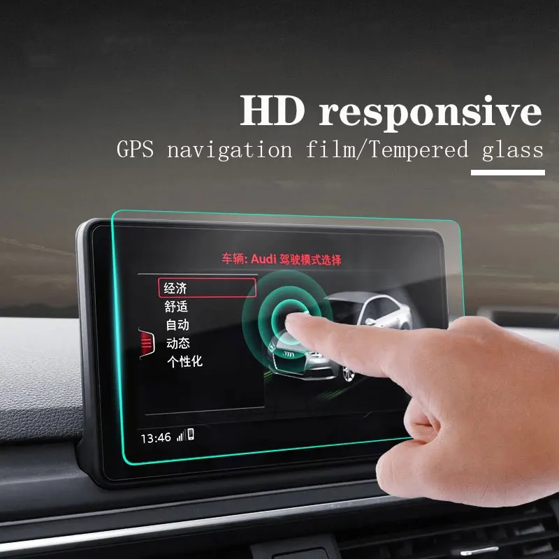 6 6.5 7 8 9 inch car Video screen protector GPS navigation screen tempered glass auto radio multimedia display protective film