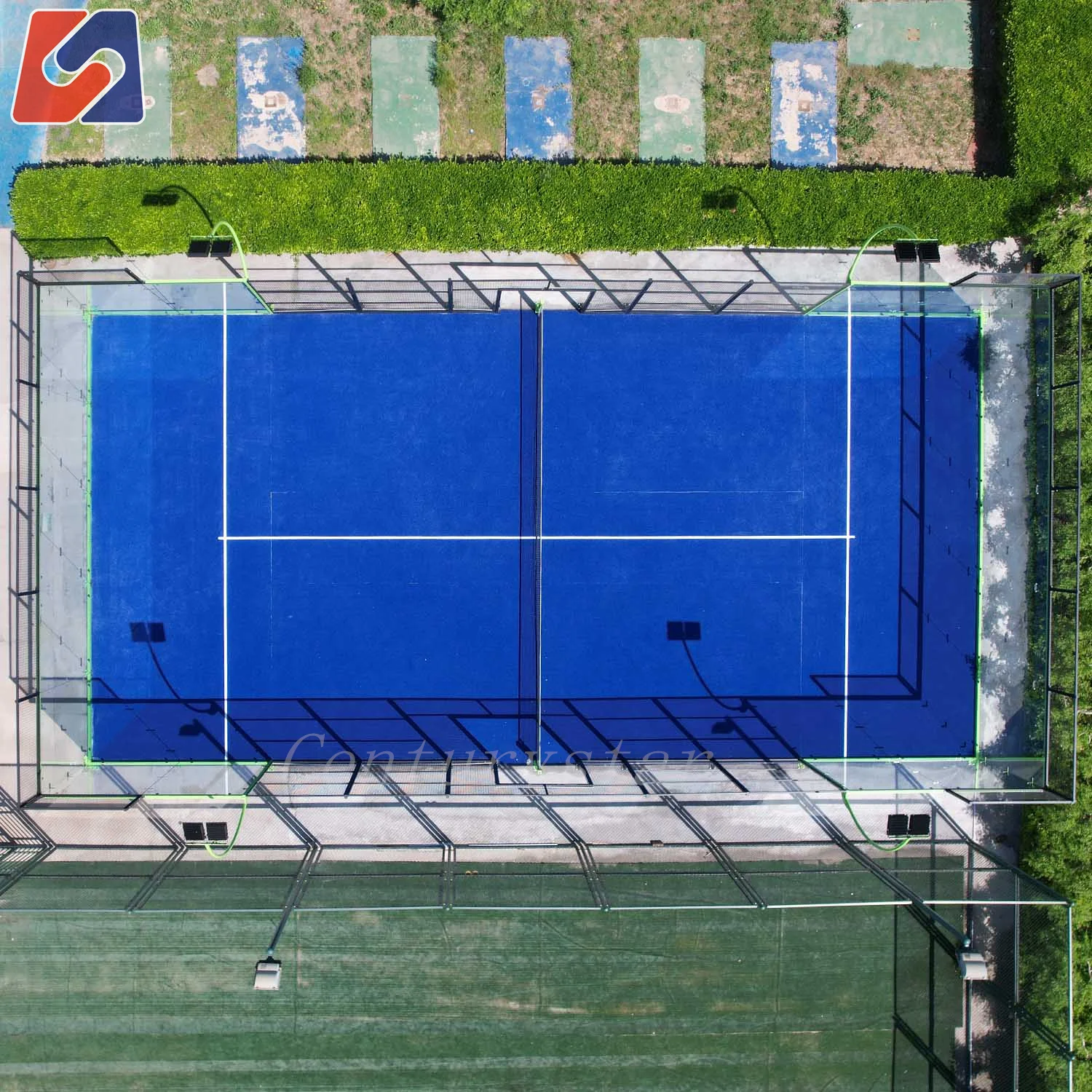 Producent Hurtownik Kryty Zewnętrzny Padel Court Szklany Padel Court, Paddle Panoramiczny Court Padel Tennis Court Na Sprzedaż