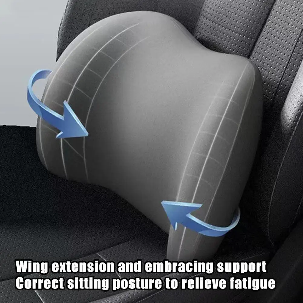 Car Pillows Memory Foam Auto Seat Headrest Pillow Soft Waist Cushion Universal For Auto Neck Pillow Backrest Office 2025